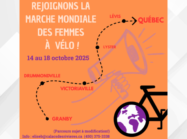 Rejoindre la Marche Mondiale des Femmes à vélo - M105 - FM 104,9 ...