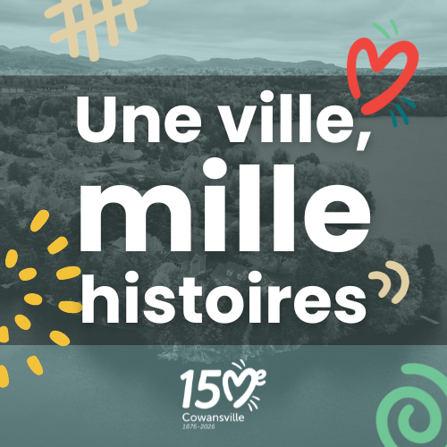 Écouter le balado Une ville, mille histoires présenté par la Ville de Cowansville. Une production de la radio M105.