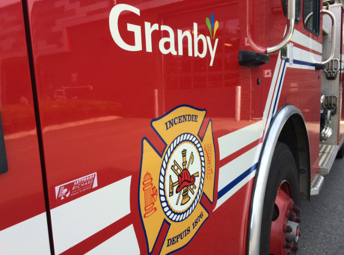 Incendie Granby