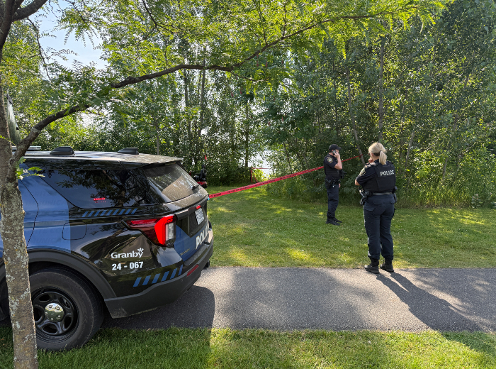 Découverte d'un corps inanimé à Granby (Service de police de Granby)