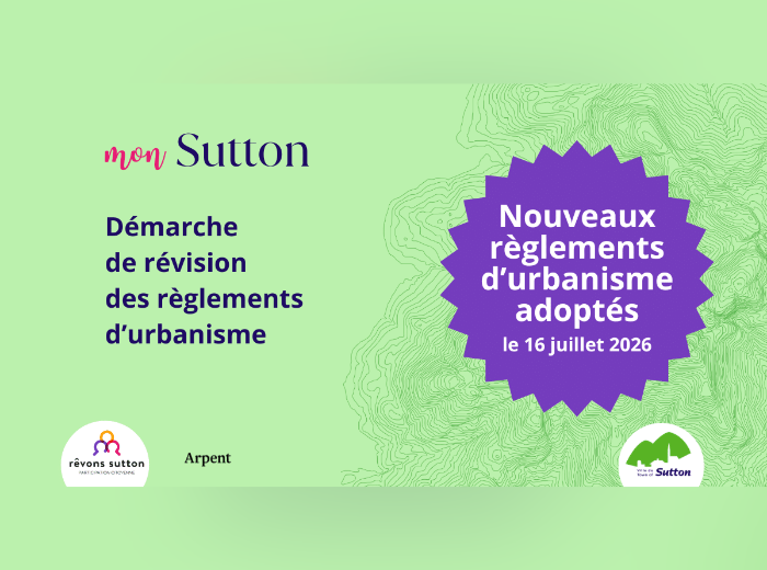 NEWS, adoption-reglmts(Ville de Sutton)